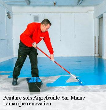 Peinture sols  aigrefeuille-sur-maine-44140 Lamarque renovation